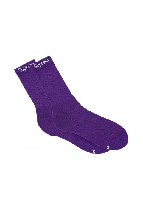 SUPREME Socks Purple